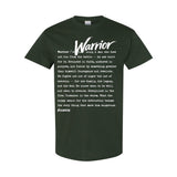 I AM HIM — Warrior Definition | White Ink | T-Shirt | Definitions of HIM Collection
