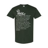 I AM HIM — Heir Definition | White Ink | T-Shirt | Legacy Collection