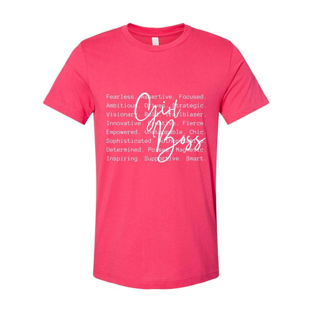 Girlboss Women's Tee – Definition of a Boss Babe - White