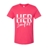 HER Spirit is Unbreakable Women's Tee – HER Light Can’t Be Dimmed - White
