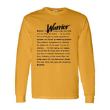 I AM HIM — Warrior Definition | Black Ink | Long Sleeve Tee | Definitions of HIM Collection