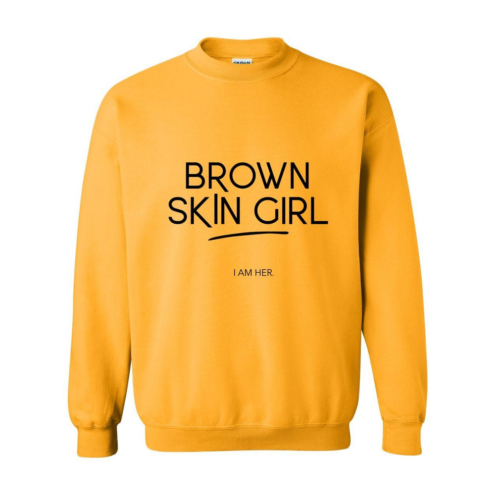 Brown Skin Girl - Women's Crewneck Sweatshirt
