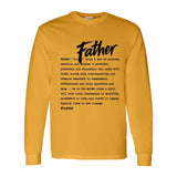 I AM HIM — Father Definition | Black Ink | Long Sleeve Tee | Definitions of HIM Collection