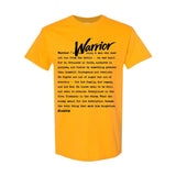 I AM HIM — Warrior Definition | Black Ink | T-Shirt | Definitions of HIM Collection