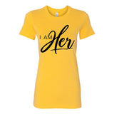 I AM HER Signature Tee: Empowering Women's Graphic T-Shirt