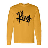 I AM HIM — King Sovereign | Black Ink | Long Sleeve Tee | King Collection