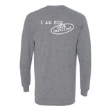 I AM HIM — King Sovereign | White Ink | Long Sleeve Tee | King Collection