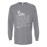 I AM HIM — Son Definition | White Ink | Long Sleeve Tee | Legacy Collection