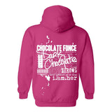 Dark Chocolate – Women's Hoodie | Deep Melanin Royalty | Statement Hoodie for Black Women - White