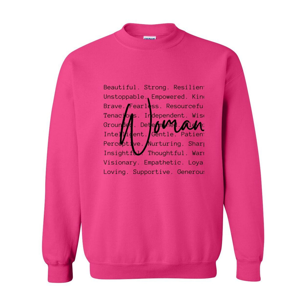 Definition of a Woman Crewneck – The Statement. The Standard