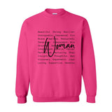 Definition of a Woman Crewneck – The Statement. The Standard