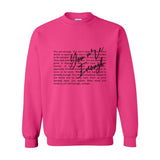You Are Enough Crewneck – The Gospel of Worthiness