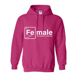 F-E™ Female Iron - Women's Hoodie | Periodic Table Feminist Hoodie