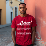 I AM HIM — Husband Definition | White Ink | T-Shirt | Definitions of HIM Collection