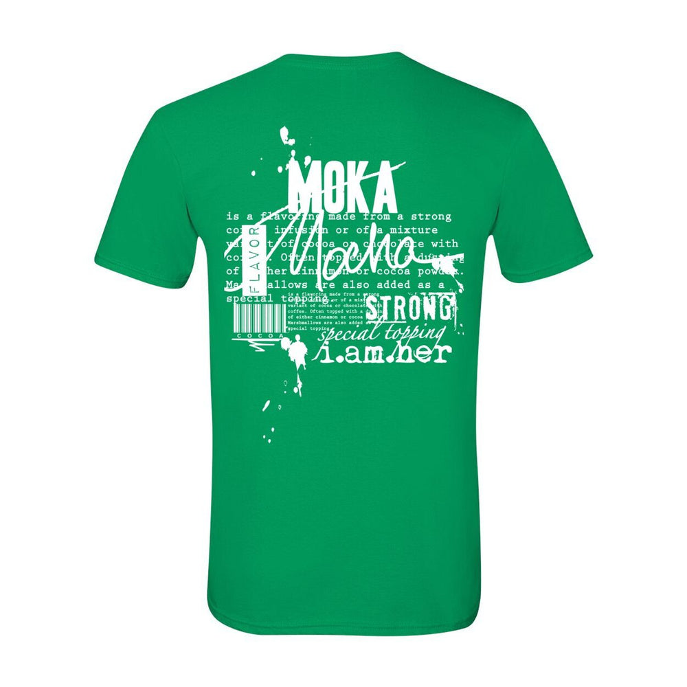 Mocha Women's Tee – Flavors of Her Collection - Bold. Smooth. Beautifully Melanated - White