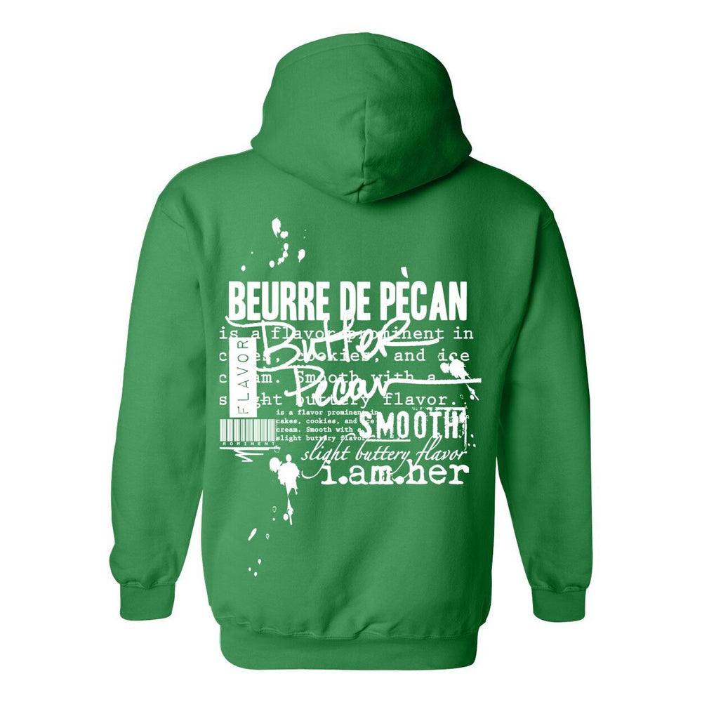 Butter Pecan – Women's Hoodie | Caramel Brown Melanin Affirmation - White
