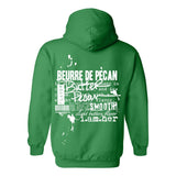 Butter Pecan – Women's Hoodie | Caramel Brown Melanin Affirmation - White