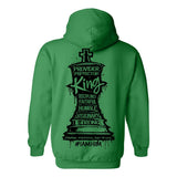 I AM HIM — King's Gambit | Black Ink | Pullover Hoodie | King Collection