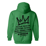 I AM HIM — King Anointed | Black Ink | Pullover Hoodie | King Collection