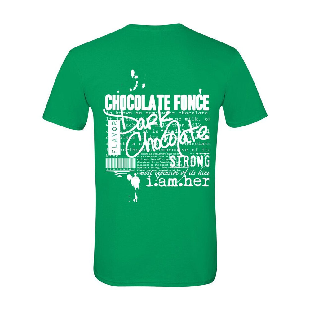Dark Chocolate Women's Tee – Chocolat Fonce | Deep. Bold. Beautiful - White