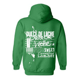 Dulce de Leche – Women's Hoodie | Caramel Sweetness | Brown Melanin Empowerment - White