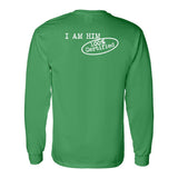 I AM HIM — Man Definition | White Ink | Long Sleeve Tee | Definitions of HIM Collection