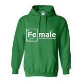 F-E™ Female Iron - Women's Hoodie | Periodic Table Feminist Hoodie