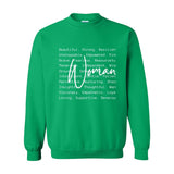 Definition of a Woman Crewneck – The Statement. The Standard - W