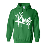 I AM HIM — King Anointed | White Ink | Pullover Hoodie | King Collection