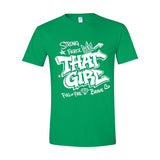 That Girl — White Graffiti Graphic Tee | Around the Way Girl Collection