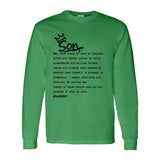 I AM HIM — Son Definition | Black Ink | Long Sleeve Tee | Legacy Collection