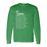 I AM HIM — Legacy Definition | White Ink | Long Sleeve Tee | Legacy Collection