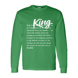 I AM HIM — King Definition | White Ink | Long Sleeve Tee | Definitions of HIM Collection