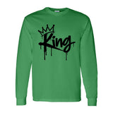 I AM HIM — King Sovereign | Black Ink | Long Sleeve Tee | King Collection