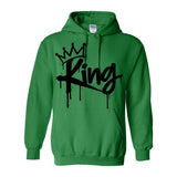 I AM HIM — King's Gambit | Black Ink | Pullover Hoodie | King Collection
