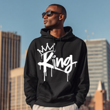 I AM HIM — King Anointed | White Ink | Pullover Hoodie | King Collection