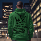 I AM HIM — King Anointed | Black Ink | Pullover Hoodie | King Collection