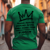 I AM HIM — King Anointed | Black Ink | T-Shirt | King Collection
