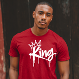 I AM HIM — King Anointed | White Ink | T-Shirt | King Collection