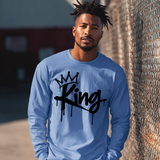 I AM HIM — King Sovereign | Black Ink | Long Sleeve Tee | King Collection