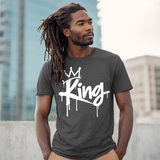 I AM HIM — King Sovereign | White Ink | T-Shirt | King Collection