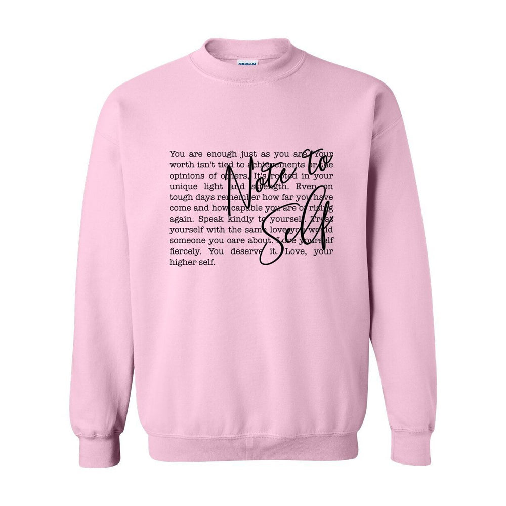 Note To Self Crewneck – Sacred Reminders. Everyday Wear.