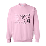 Note To Self Crewneck – Sacred Reminders. Everyday Wear.