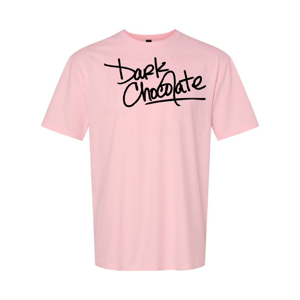 Dark Chocolate – Women's Tee | Regal & Radiant | White on Black