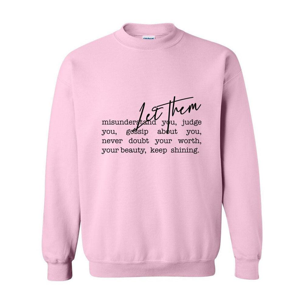 Let Them Crewneck – Soft Strength. Quiet Confidence.