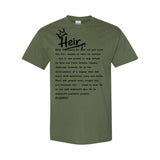 I AM HIM — Heir Definition | Black Ink | T-Shirt | Legacy Collection