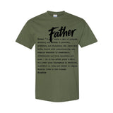 I AM HIM — Father Definition | Black Ink | T-Shirt | Definitions of HIM Collection