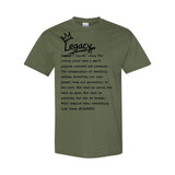 I AM HIM — Legacy Definition | Black Ink | T-Shirt | Legacy Collection