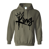 I AM HIM — King Anointed | Black Ink | Pullover Hoodie | King Collection