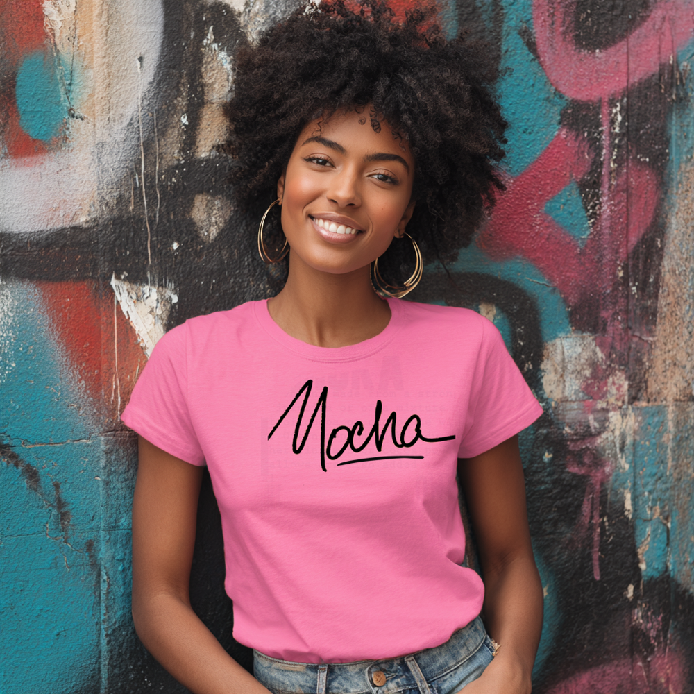 Mocha Women's Tee – Flavors of Her Collection - Bold. Smooth. Beautifully Melanated.